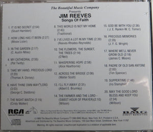 Jim Reeves : Songs Of Faith (CD, Comp)