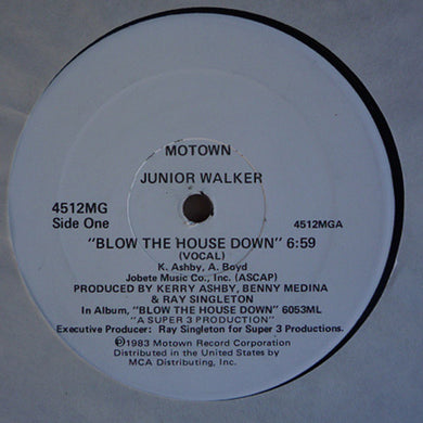 Junior Walker : Blow The House Down (12