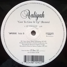 Load image into Gallery viewer, Aaliyah : Don&#39;t Know What To Tell Ya / Got To Give It Up (Remix) (12&quot;)