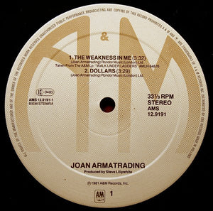 Joan Armatrading : The Weakness In Me (12", Maxi)