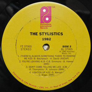 The Stylistics : 1982 (LP, Album, Car)