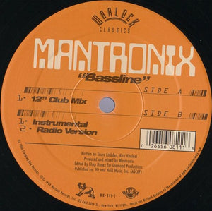 Mantronix : Bassline (12", RE, Gre)