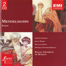 Load image into Gallery viewer, Mendelssohn*, Gwyneth Jones, Janet Baker, Nicolai Gedda, Dietrich Fischer-Dieskau, Rafael Frühbeck De Burgos : Elijah (2xCD, RE, RM)