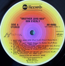 Load image into Gallery viewer, Don Everly : Brother Jukebox (LP, Album)