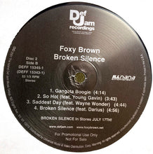 Load image into Gallery viewer, Foxy Brown : Broken Silence (2xLP, Album, Promo, Cle)