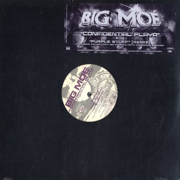 Big Moe : Confidential Playa / Purple Stuff (Remix) (12