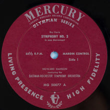 Load image into Gallery viewer, Roy Harris / Howard Hanson / Eastman-Rochester Orchestra : Symphony No. 3 / Symphony No. 4 (LP, Mono, RE, RP)