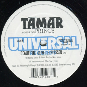 Prince / Támar Davis Featuring Prince : Black Sweat / Beautiful, Loved & Blessed (12")