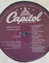 Load image into Gallery viewer, Mink DeVille : Le Chat Bleu (LP, Album, Win)