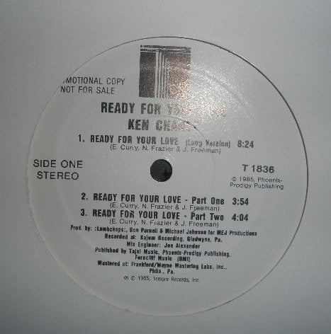 Ken Chaney : Ready For Your Love (12