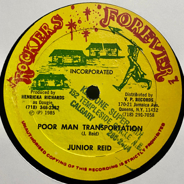 Junior Reid / Papa Tayon* : Poor Man Transportation / Walk-A-Ton (12