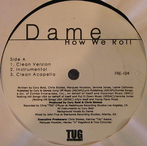 Dame Four : How We Roll (12")