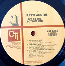 Load image into Gallery viewer, Patti Austin : Live At The Bottom Line (LP, Album, Gat)