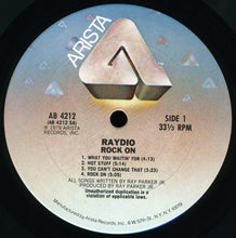 Load image into Gallery viewer, Raydio : Rock On (LP, Album, Pit)