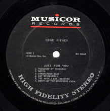 Load image into Gallery viewer, Gene Pitney : Sings Just For You (LP, Album)