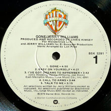 Load image into Gallery viewer, Jerry Lynn Williams : Gone (LP, Album, Win)