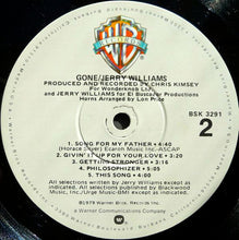 Load image into Gallery viewer, Jerry Lynn Williams : Gone (LP, Album, Win)