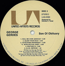 Load image into Gallery viewer, George Gerdes : Son Of Obituary (LP, Album)