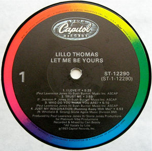 Lillo Thomas : Let Me Be Yours (LP, Album)