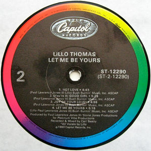 Lillo Thomas : Let Me Be Yours (LP, Album)