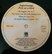 Load image into Gallery viewer, Supertramp : Free As A Bird (LP, Album, Yel)