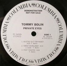 Load image into Gallery viewer, Tommy Bolin : Private Eyes (LP, Album, Promo)