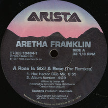 Load image into Gallery viewer, Aretha Franklin : A Rose Is Still A Rose (The Remixes) (2x12&quot;)