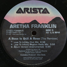 Load image into Gallery viewer, Aretha Franklin : A Rose Is Still A Rose (The Remixes) (2x12&quot;)