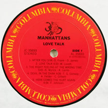 Load image into Gallery viewer, Manhattans : Love Talk (LP, Album)