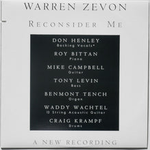 Load image into Gallery viewer, Warren Zevon : Reconsider Me (12&quot;, Promo)