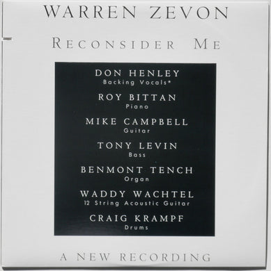 Warren Zevon : Reconsider Me (12