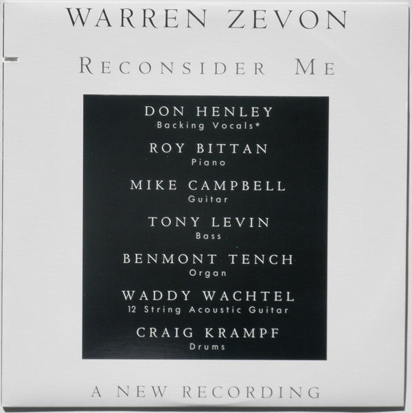Warren Zevon : Reconsider Me (12