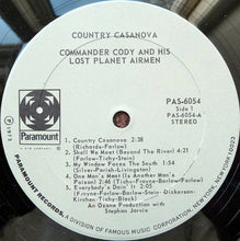 Load image into Gallery viewer, Commander Cody And His Lost Planet Airmen : Country Casanova (LP, Album)