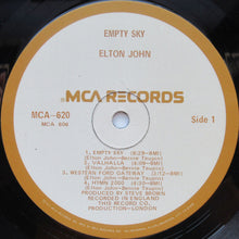 Load image into Gallery viewer, Elton John : Empty Sky (LP, Album, RE)