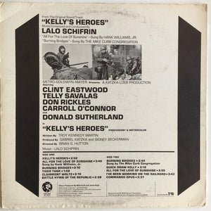 Lalo Schifrin : Kelly's Heroes - Music From The Original Sound Track (LP, Album)