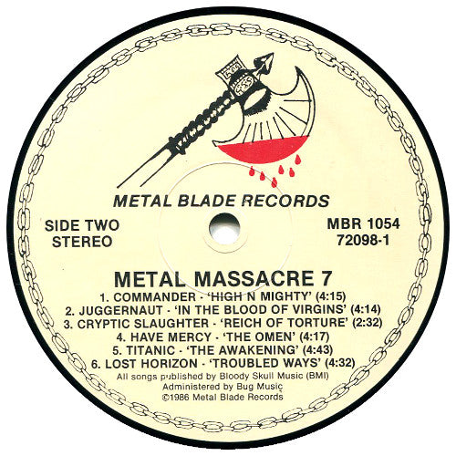Various - Metal Massacre VII (LP, Comp) (NM or M-)