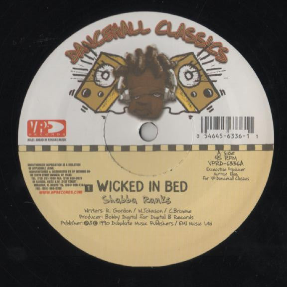 Shabba Ranks / Singing Melody : Wicked In Bed / Groovy Kinda Love (12