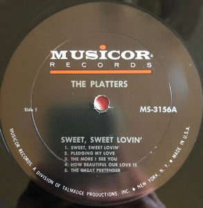 The Platters : Sweet, Sweet Lovin' (LP, Album)