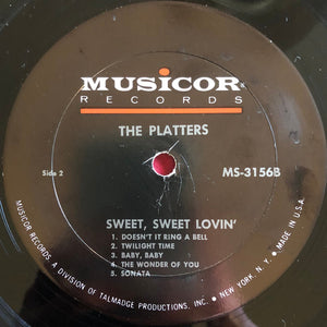 The Platters : Sweet, Sweet Lovin' (LP, Album)