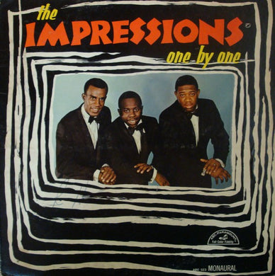 The Impressions : One By One (LP, Album, Mono)