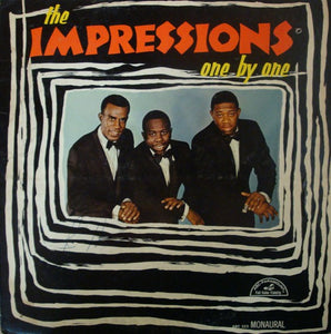 The Impressions : One By One (LP, Album, Mono)