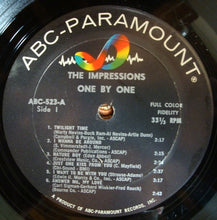 Load image into Gallery viewer, The Impressions : One By One (LP, Album, Mono)