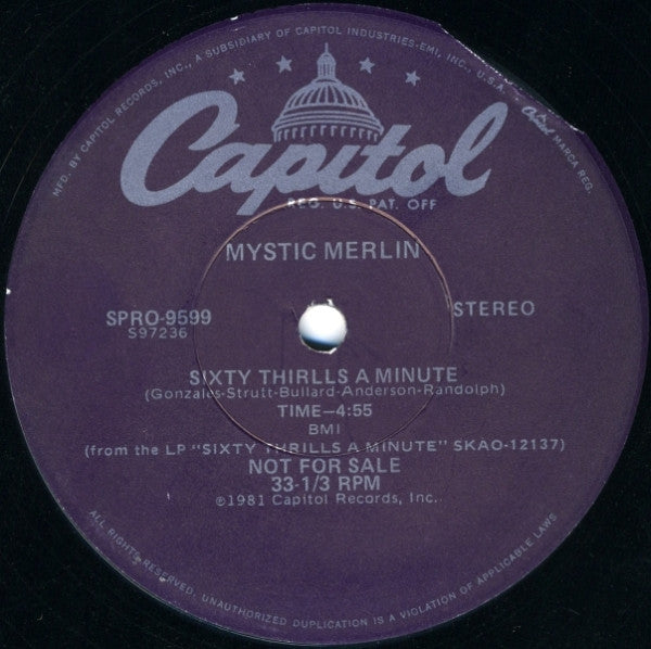 Mystic Merlin : Sixty Thrills A Minute (12