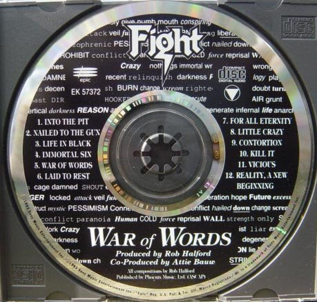 Fight - War Of Words (CD, Album) (NM or M-)