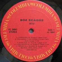 Load image into Gallery viewer, Boz Scaggs : Hits! (LP, Comp)