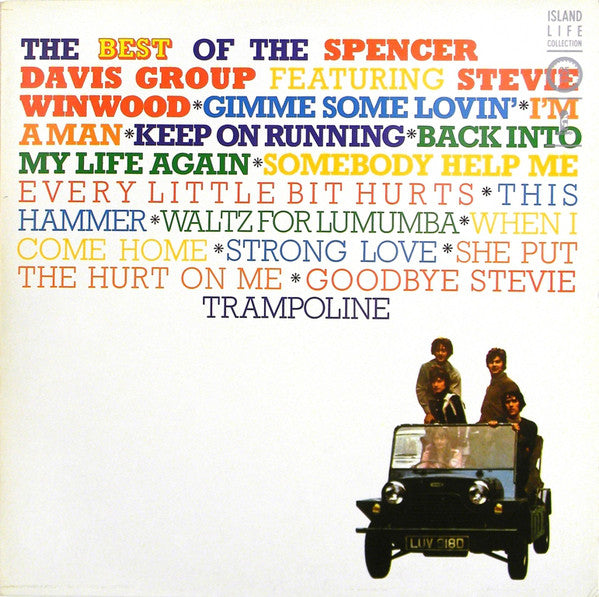 Spencer Davis Group* Featuring Stevie Winwood* : The Best Of The Spencer Davis Group Featuring Stevie Winwood (LP, Comp, Mono, RP)