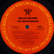 Load image into Gallery viewer, Willie Nelson : The Troublemaker (LP, Album, RE, Pit)
