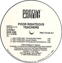 Load image into Gallery viewer, Poor Righteous Teachers : Holy Intellect / Self-Styled Wisdom (12&quot;, Single, Promo)