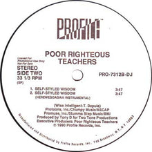 Load image into Gallery viewer, Poor Righteous Teachers : Holy Intellect / Self-Styled Wisdom (12&quot;, Single, Promo)