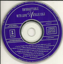 Load image into Gallery viewer, Natalie Cole : Unforgettable With Love (CD, Album)